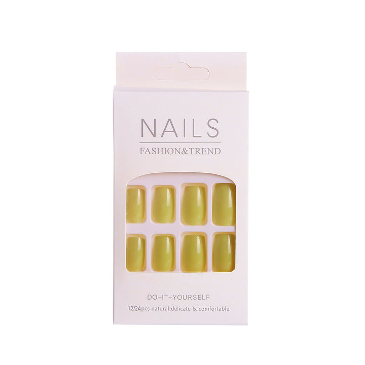 Glossy Press-On Nail Set with Almond Shape Stornfield