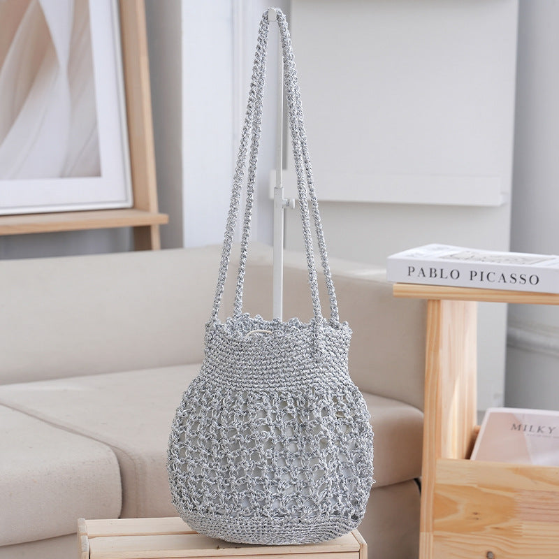 Handmade Macrame Bag with Open Structure Stornfield