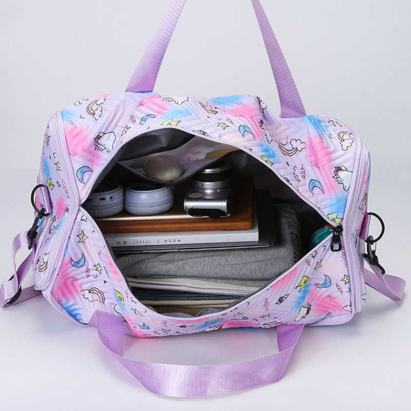 Fun Patterned Gym Duffel Bag