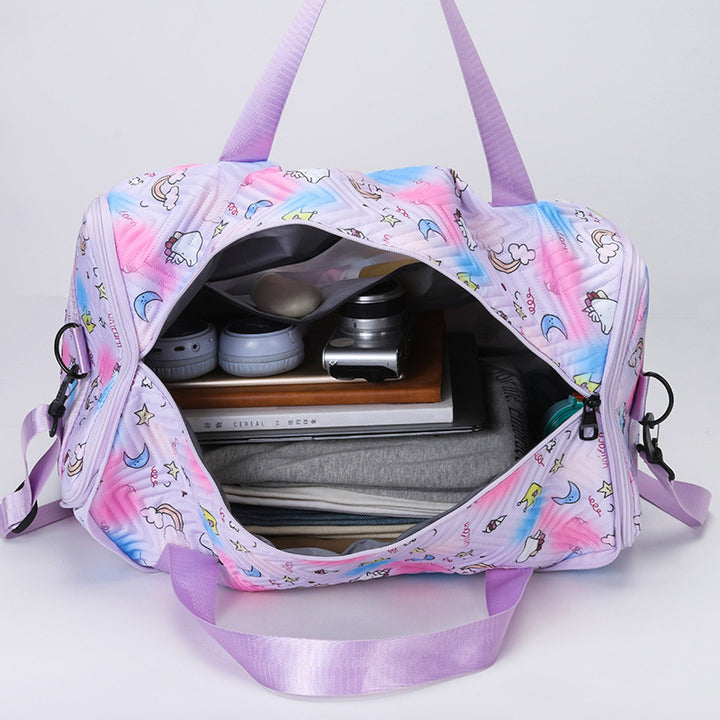 Fun Patterned Gym Duffel Bag