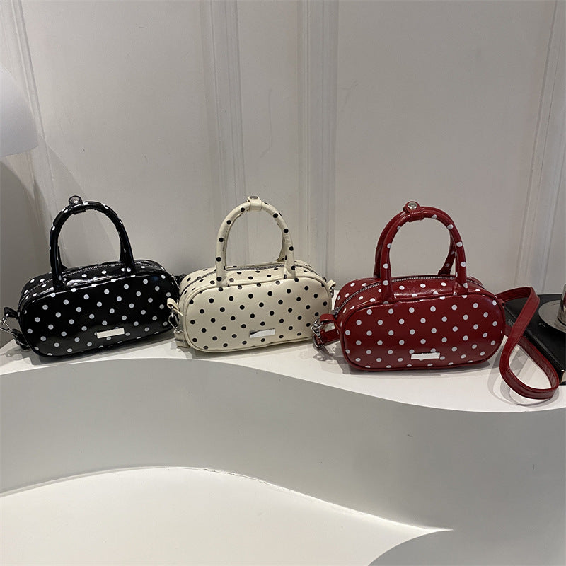 Stylish Polka Dot Mini Handbag