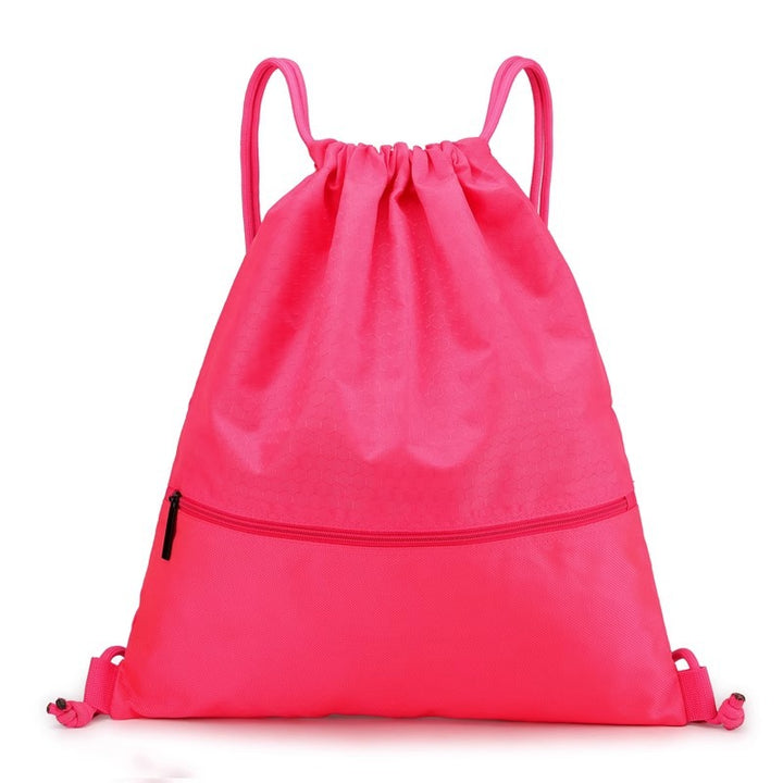 Honeycomb Patterned Drawstring Gym Bag Stornfield