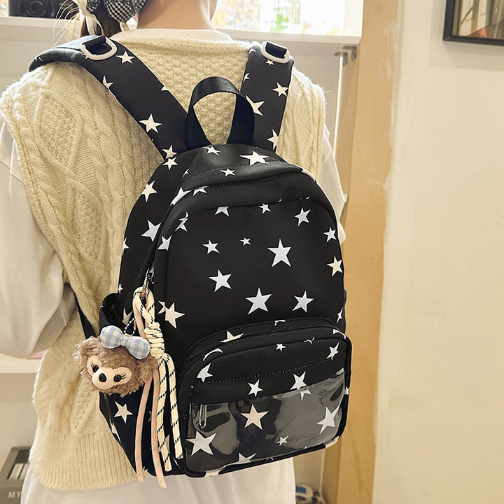 Star-Print Multi-Pocket Backpack Stornfield