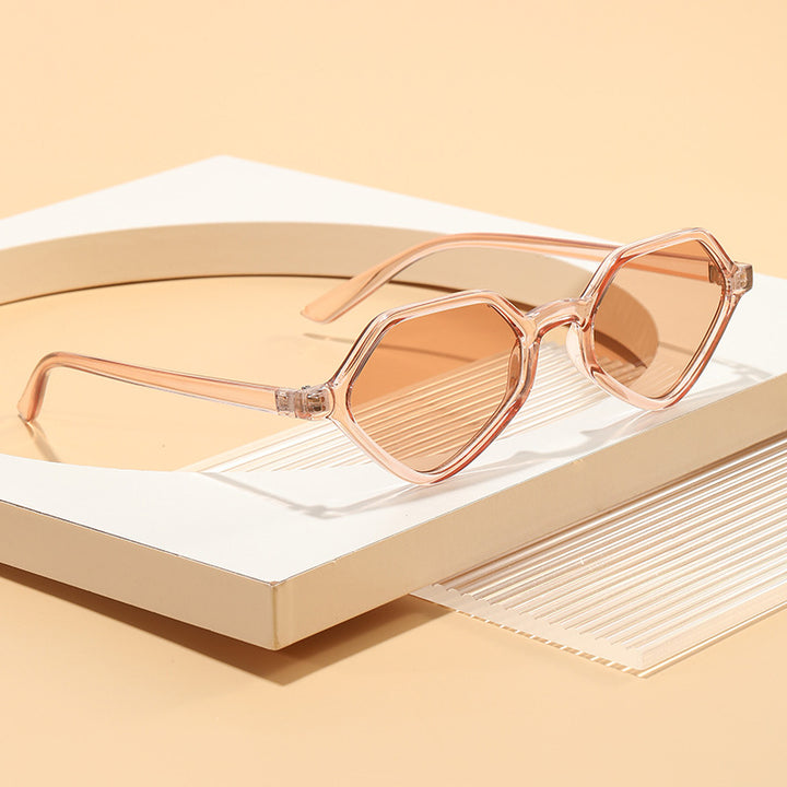 Women's Geometric Design Sunglasses with Mirrored Lenses Stornfield