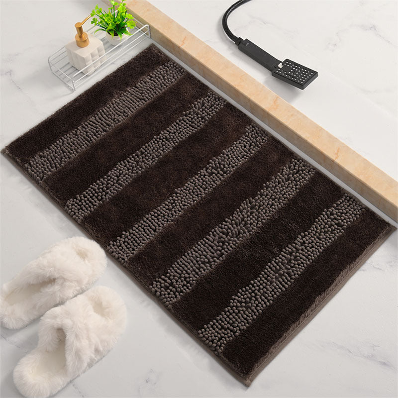 Plush Textured Shower Rug