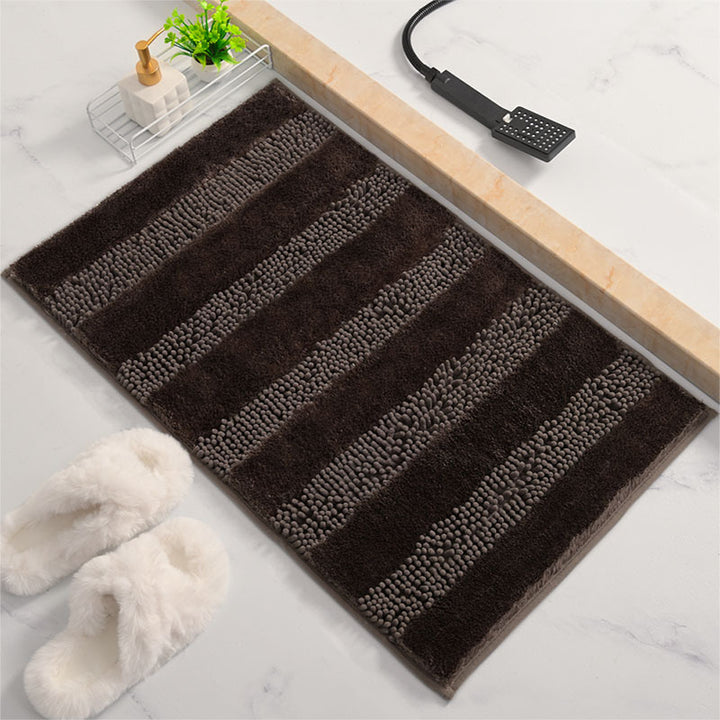 Plush Textured Shower Rug