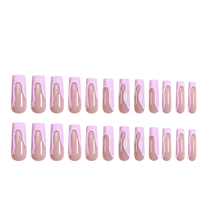 Artful gel nails with colored accents Stornfield