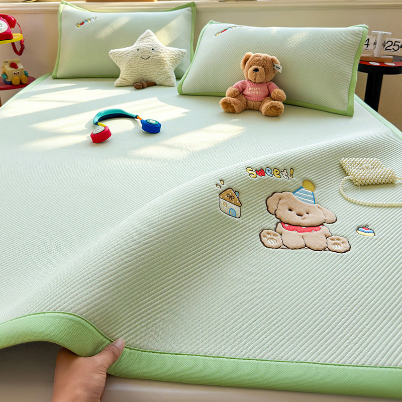 Playful Cartoon Dog Themed Duvet Cover Set