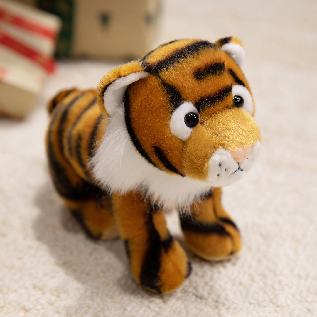 Realistic Plush Lion Companion with Full Fluffy Mane and Poseable Legs Stornfield
