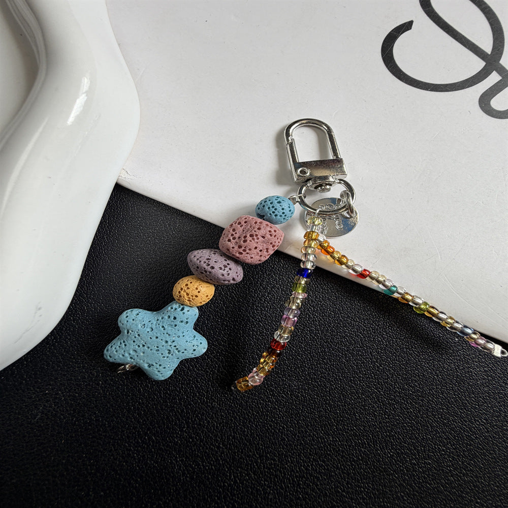 Decorative Beaded Charm Keychain Stornfield 1790135647