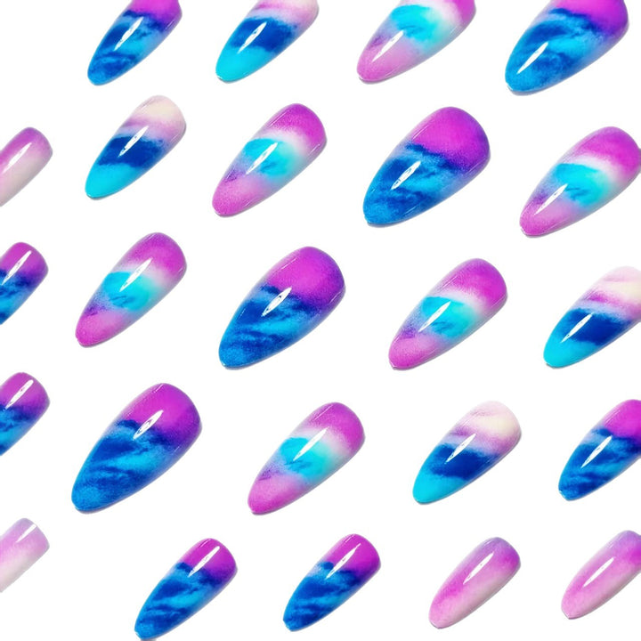 Creative Artificial Nails in Modern Ombre Design Stornfield