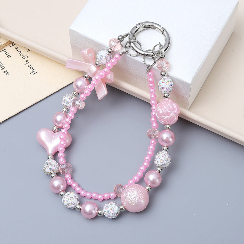 Decorative Beaded Keychain Holder Stornfield