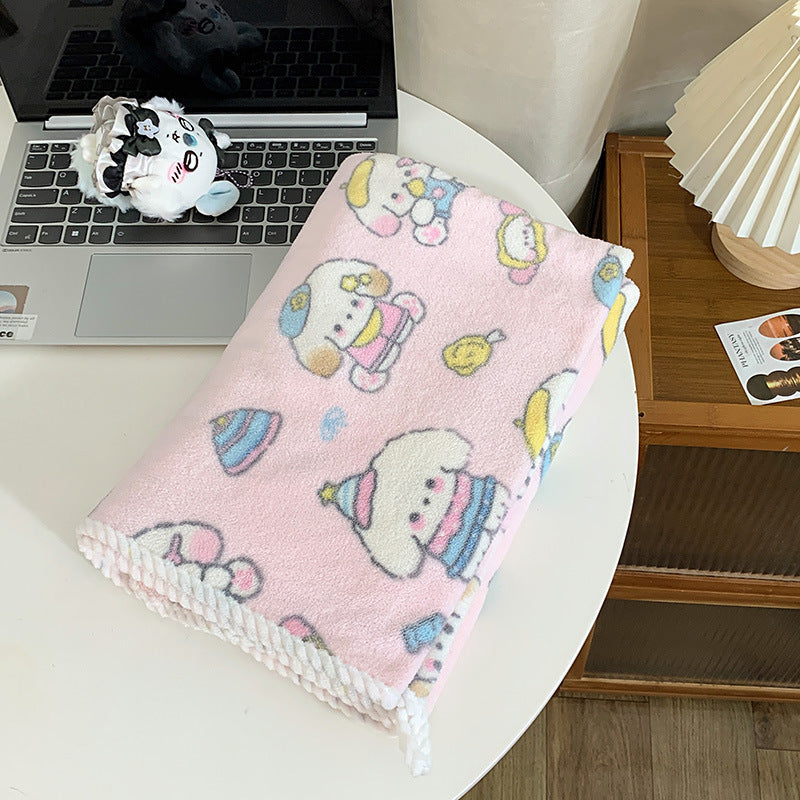 Cuddly blanket with playful animal motif Stornfield