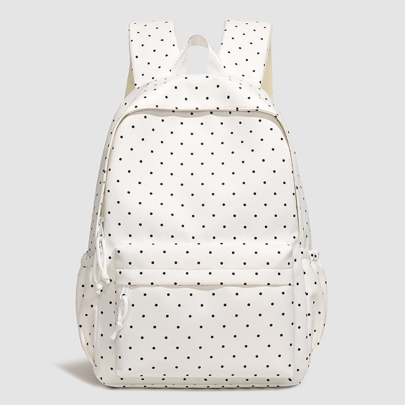 Stylish Polka Dot Casual Backpack Stornfield