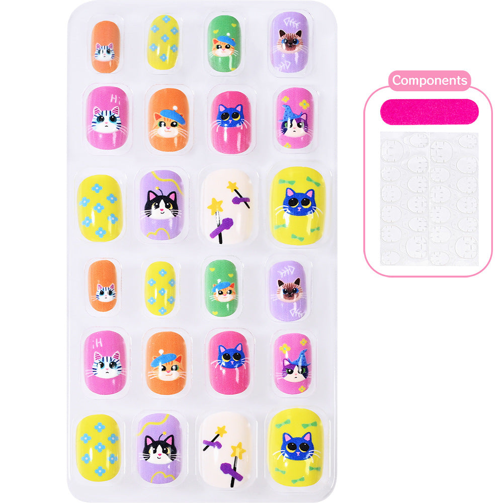 Themed Summer Beach Nail Art Press-On Nails Stornfield