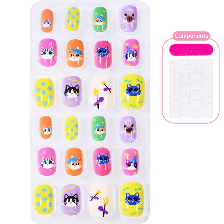 Themed Summer Beach Nail Art Press-On Nails Stornfield