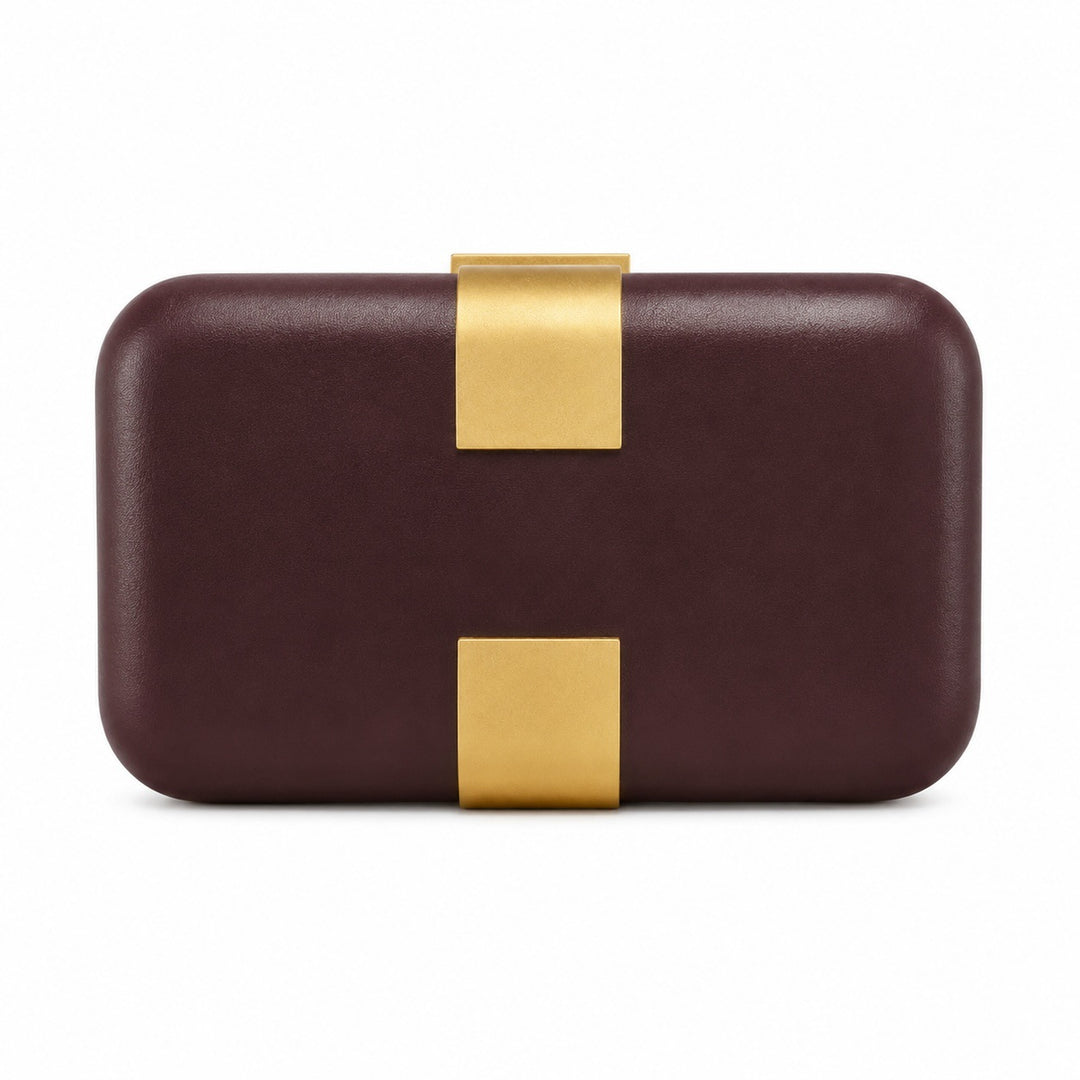 Elegant Marbled Evening Clutch