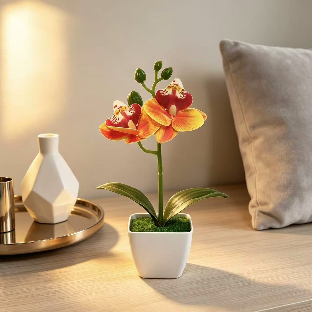 Lifelike Decorative Orchid Plant for Home Decor