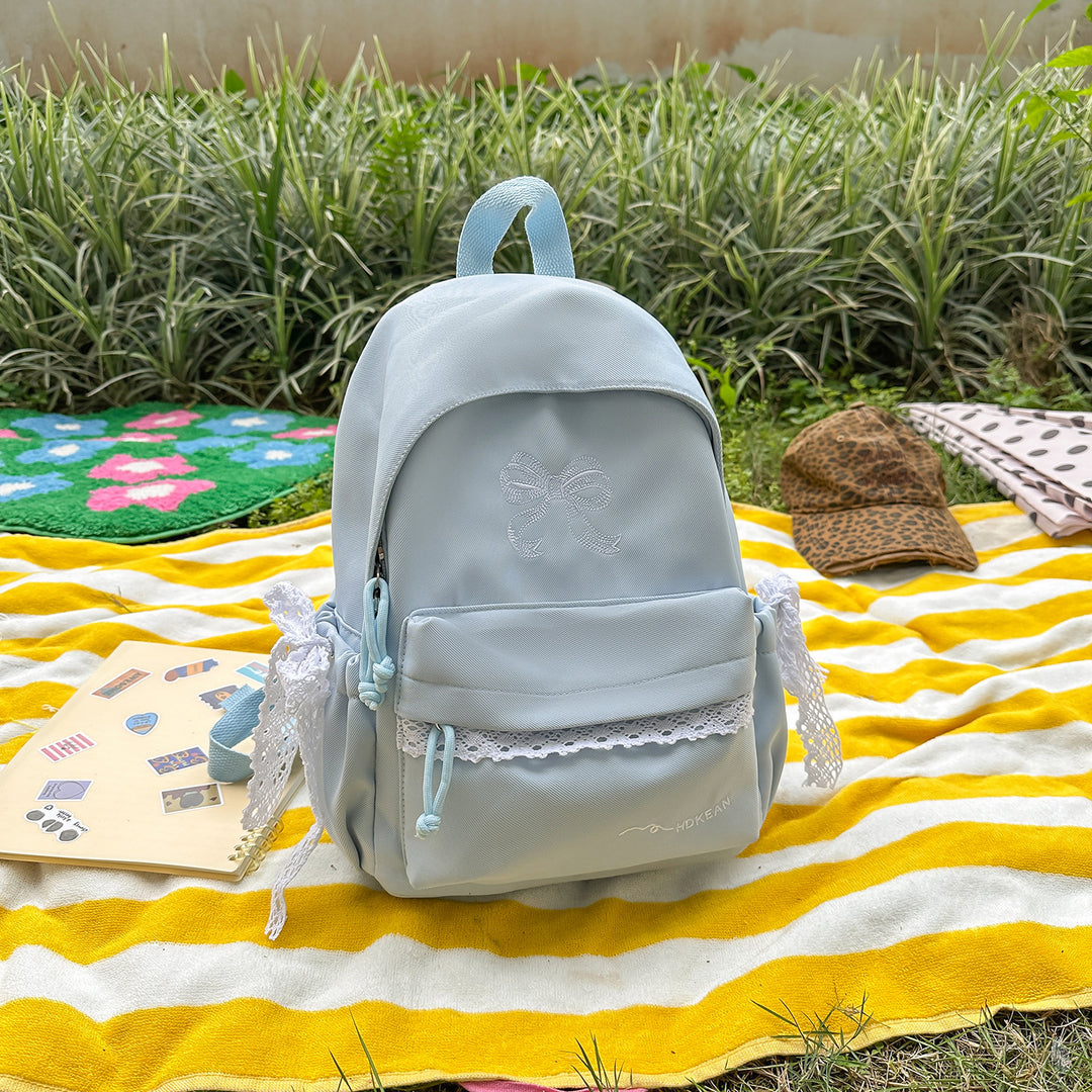 Charming Bow-Embellished Backpack Stornfield