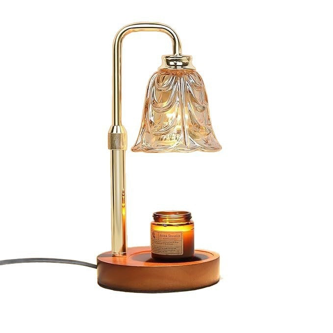 Vintage Glass Table Lamp