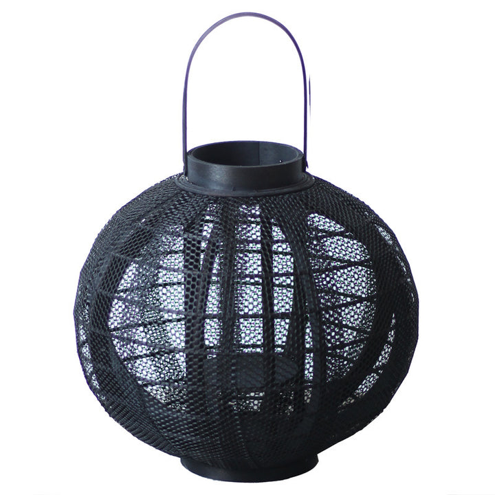 Decorative metal lantern with handle Stornfield