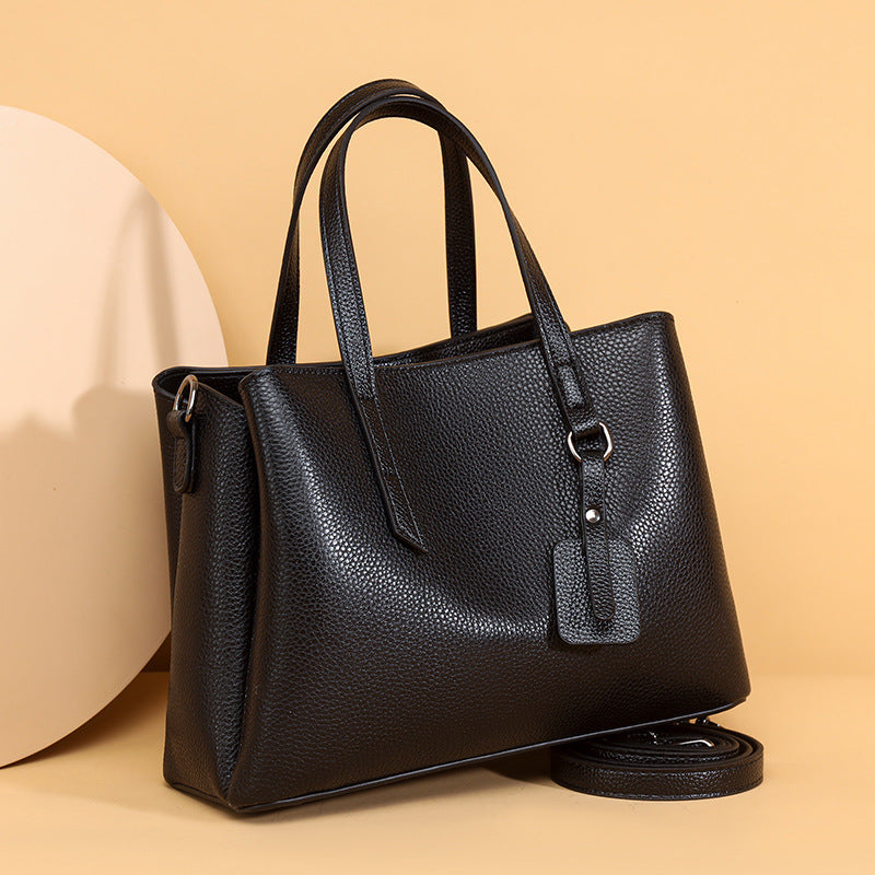 Textured Leather Tote Bag Stornfield 1785771205