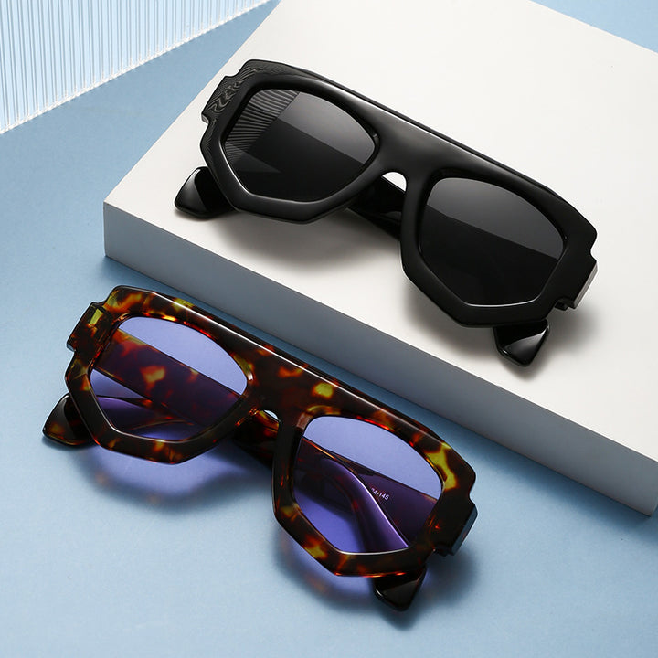 Bold Geometric Shield Sunglasses Stornfield