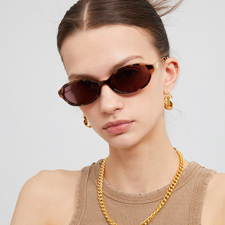 Women's fashionable sunglasses in elegant tortoiseshell pattern Stornfield