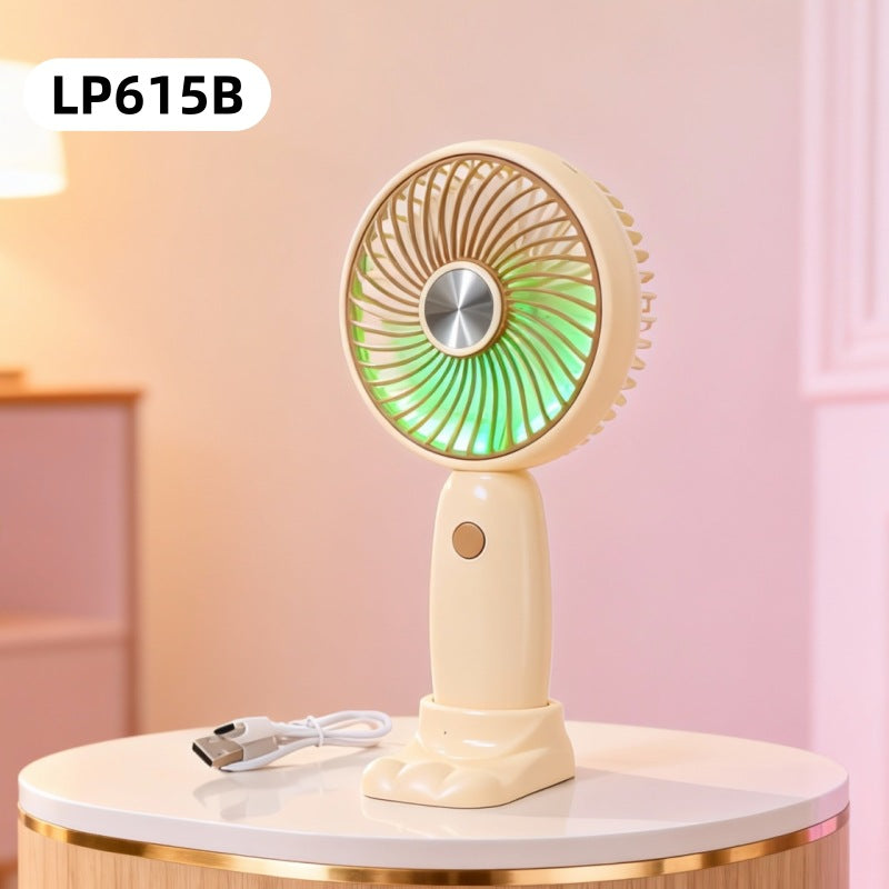 Women's Portable Hand Fan with Cute Rabbit Design Stornfield