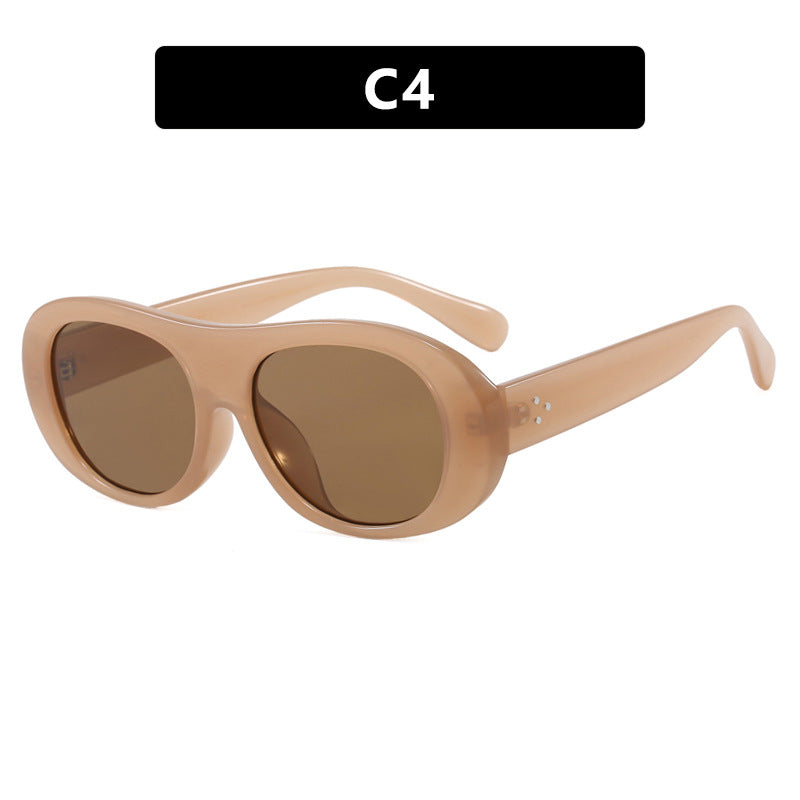 Women's fashionable oversized sunglasses with elegant tortoiseshell pattern Stornfield