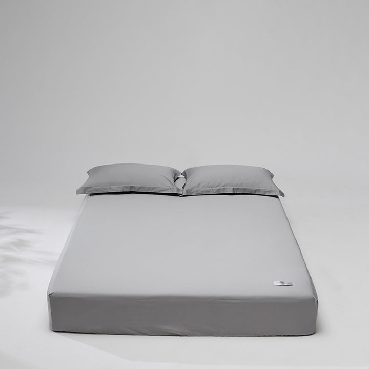 Cooling Breathable Fitted Sheet and Pillowcase Set with Deep Pocket Microfiber