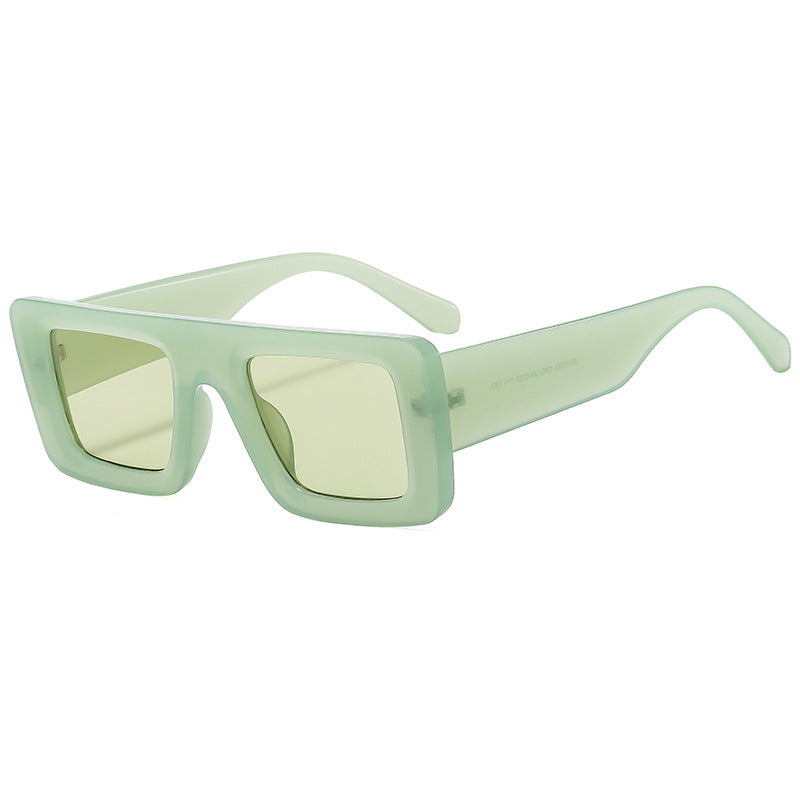Women's Fashion Square Sunglasses with Extra Wide Frame Stornfield
