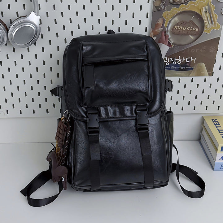 Structured Leather Backpack Stornfield