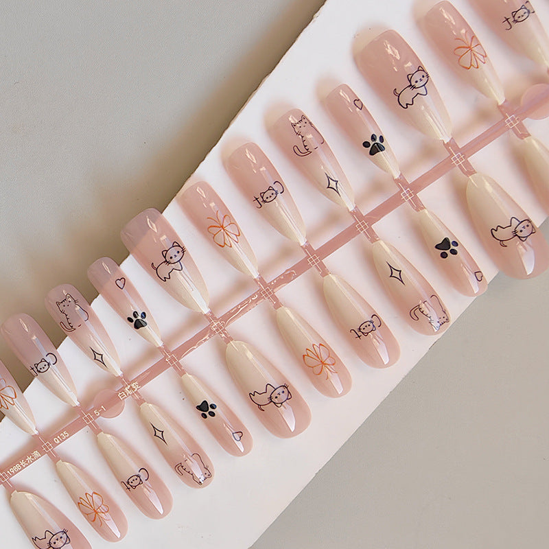 Cute Animal Design Artificial Nails Stornfield