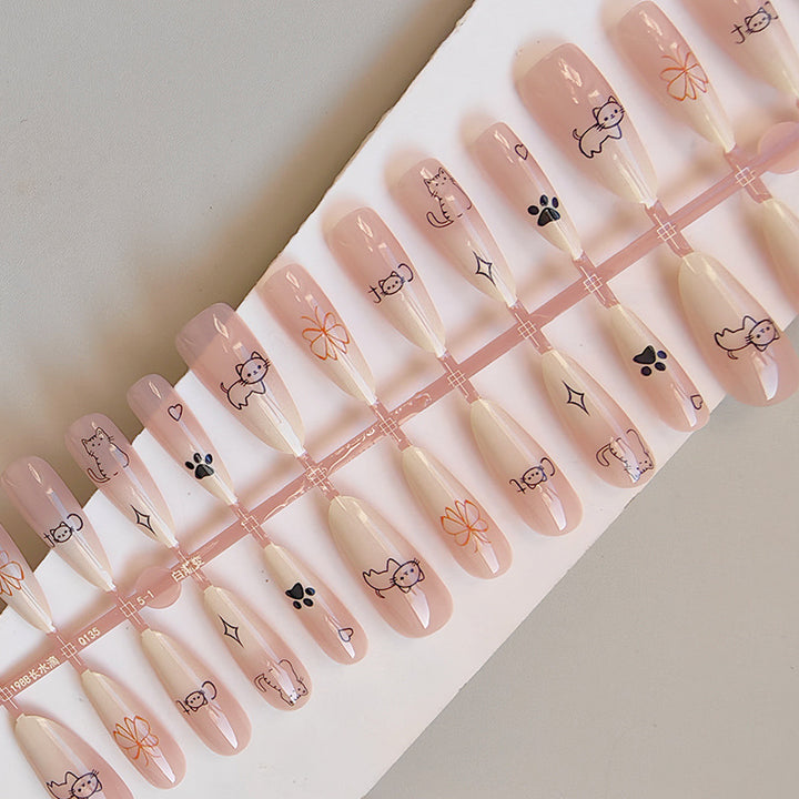 Cute Animal Design Artificial Nails Stornfield