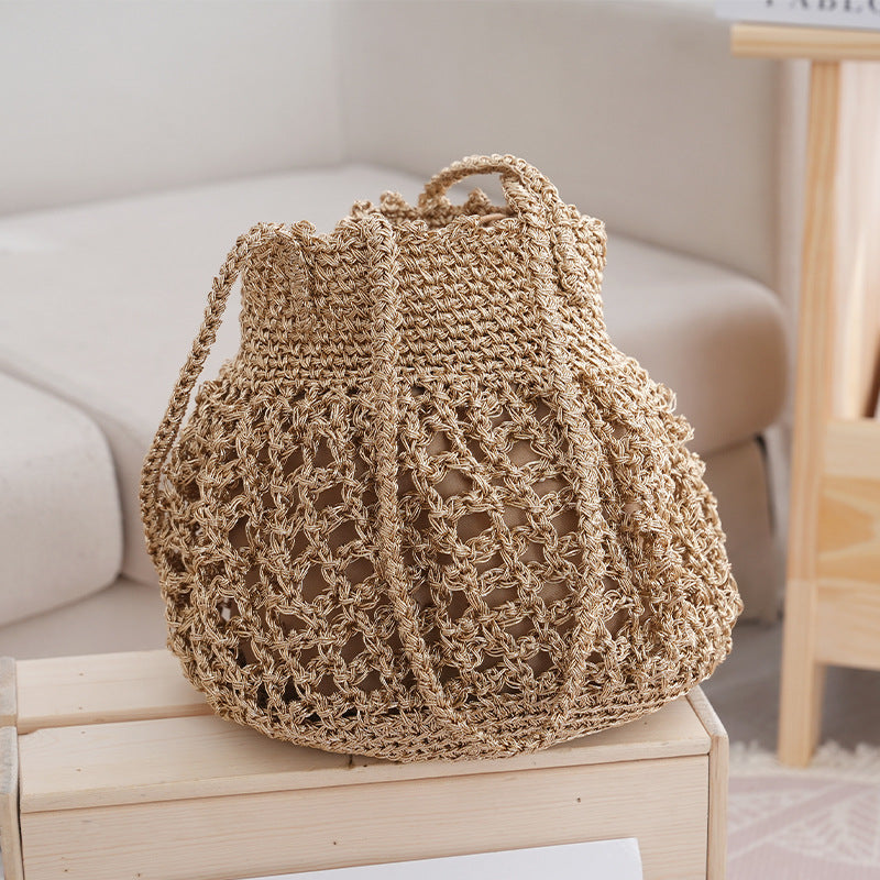 Handmade Macrame Bag with Open Structure Stornfield