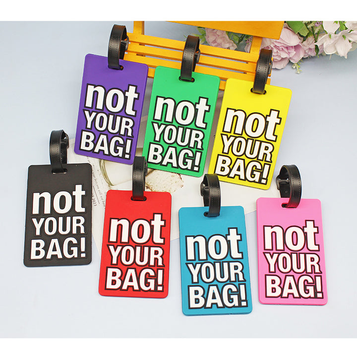 Unisex Luggage Tag with Humorous Design Bowlift