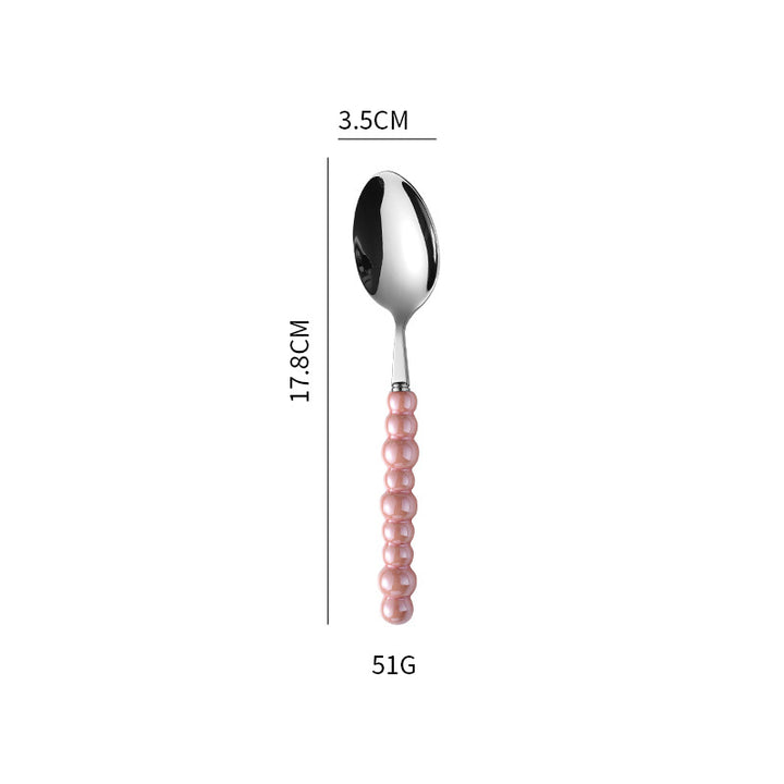 Elegant finger food fork with non-slip handle Stornfield