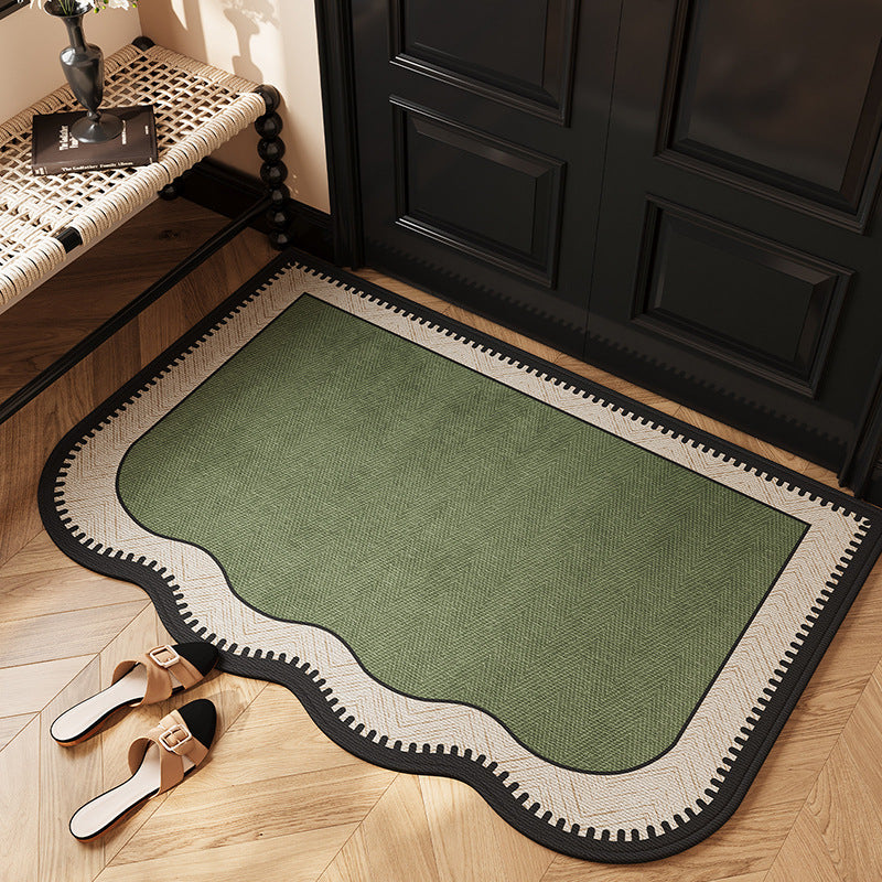 Stylish Herringbone Pattern Entry Mat