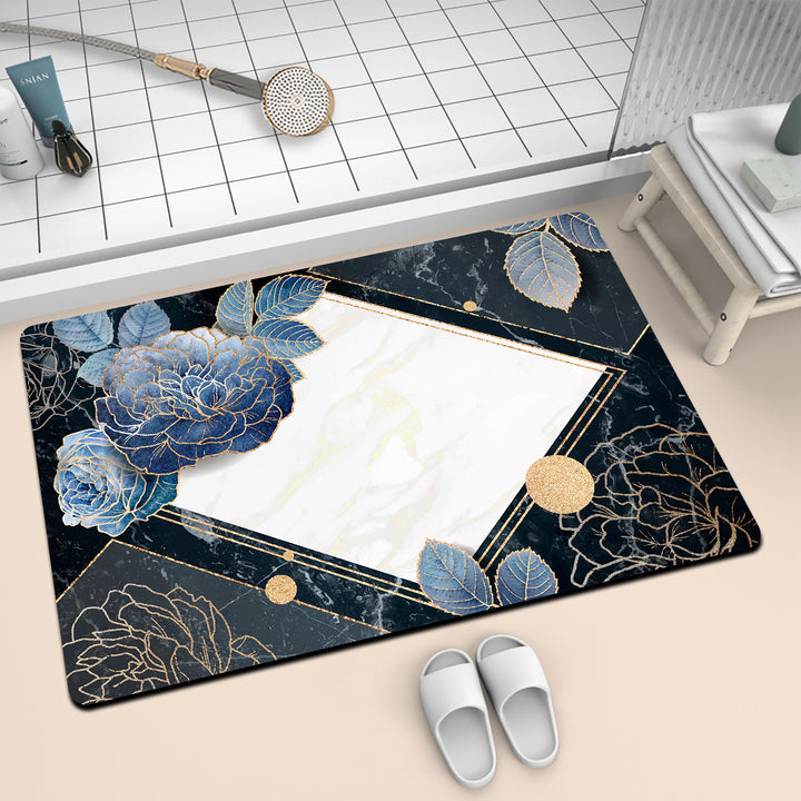Artistic Mosaic Bath Mat Stornfield