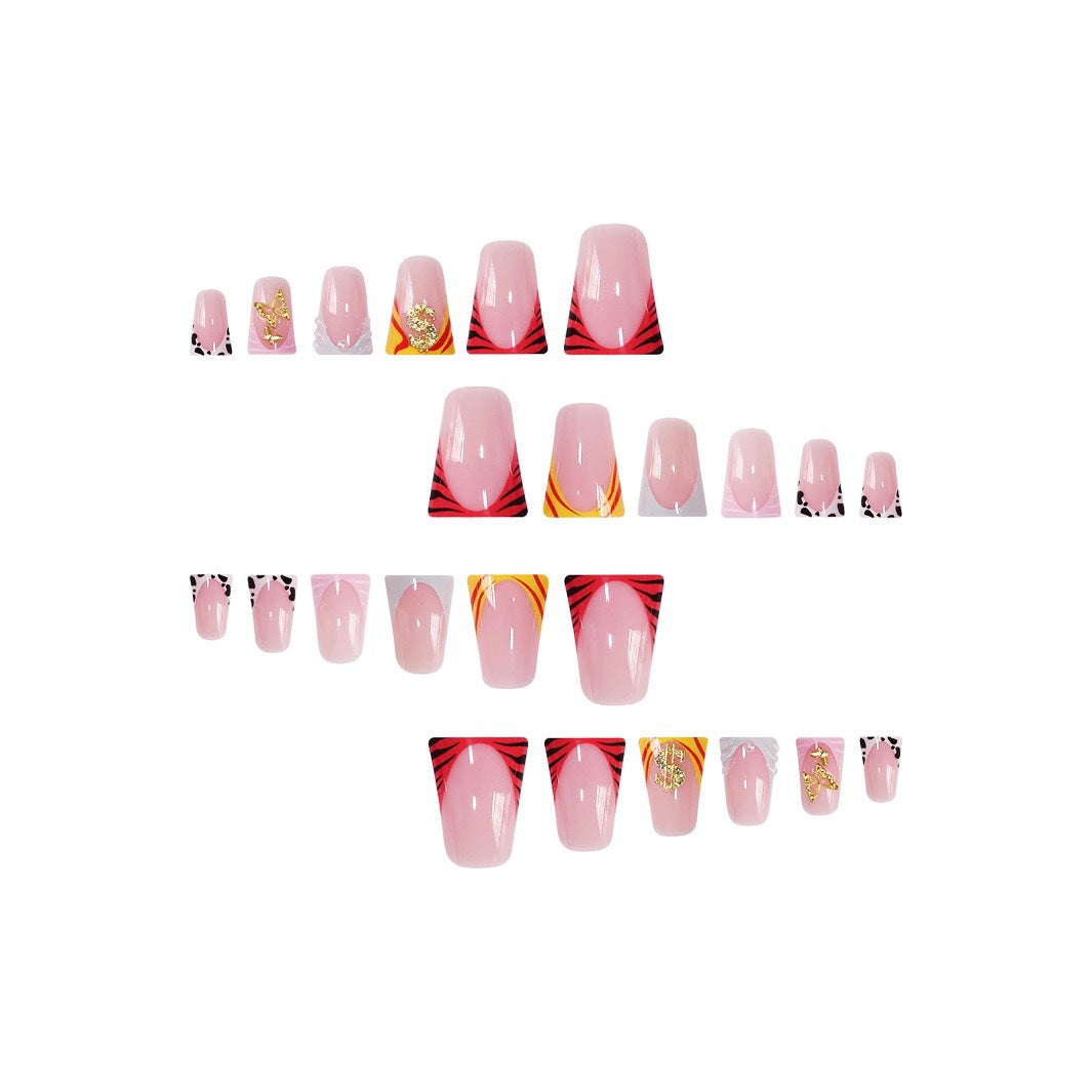 Decorative Thematic Press-On Nails Set Stornfield