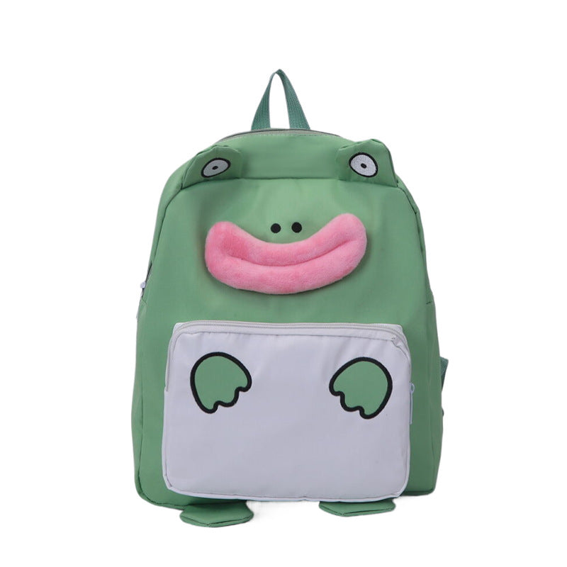 Kids Plush Frog Backpack Stornfield