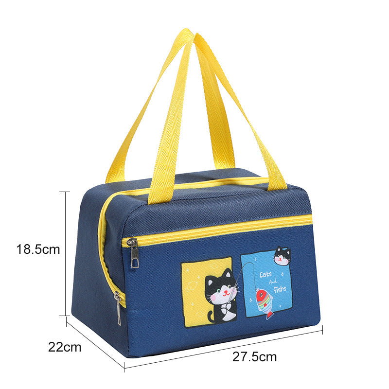 Cute Cartoon Insulated Lunch Pouch