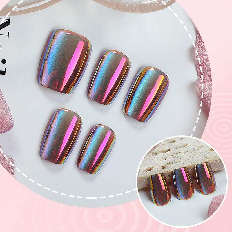 Reflective Press-On Nail Set Stornfield