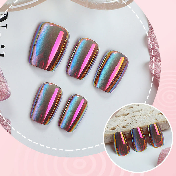 Reflective Press-On Nail Set Stornfield
