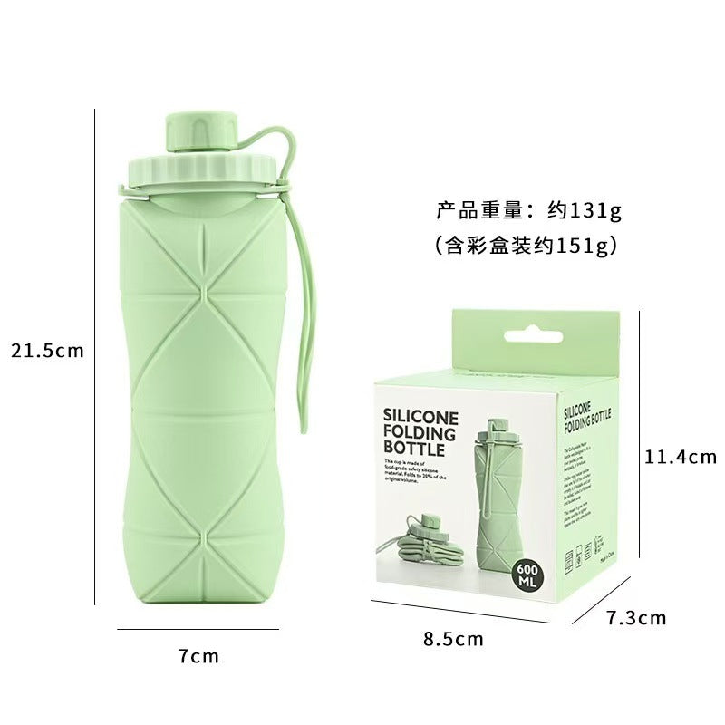 Women collapsible silicone drinking bottle Stornfield