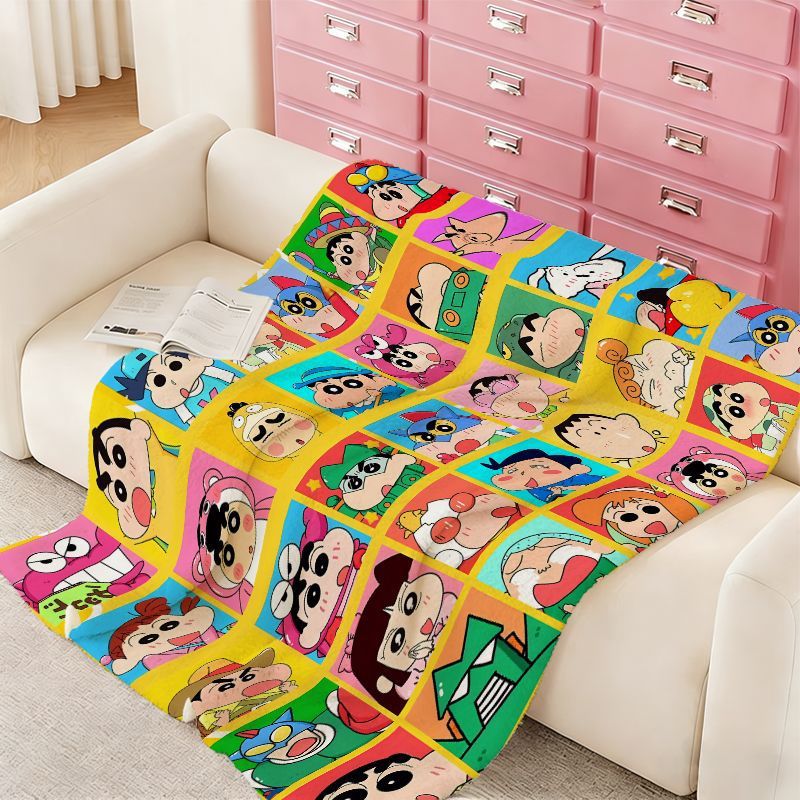 Cartoon Character Fleece Throw Blanket