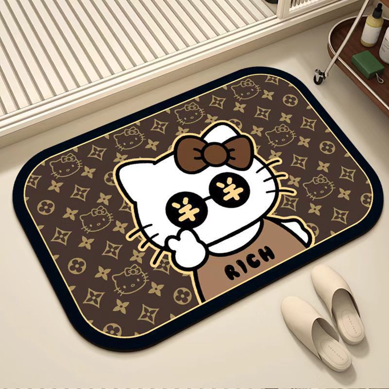 Cute Cartoon-Themed Bath Mat