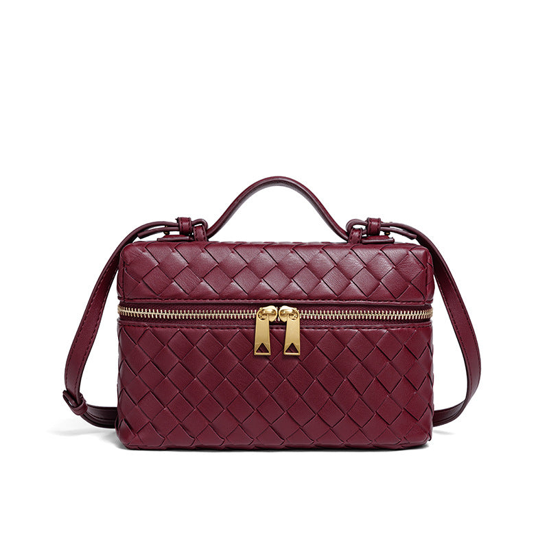 Structured Woven Satchel Bag Stornfield
