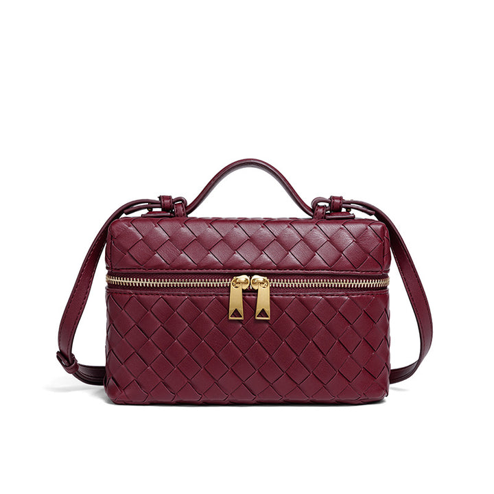 Woven Leather Cosmetic Case Stornfield